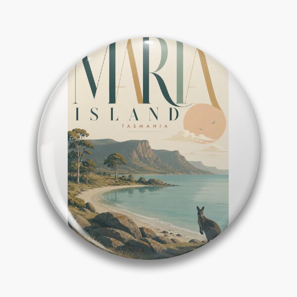 Item preview, Maria Island Tasmania Coastline with Tasman Sea designed and sold by Places On Earth.
