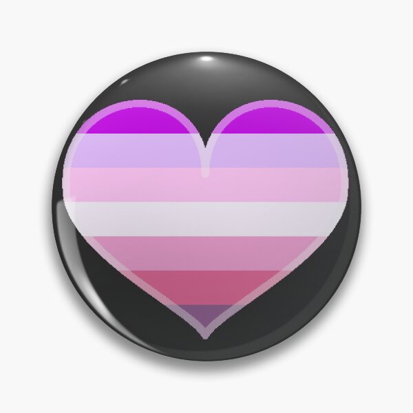 Item preview, Demigirl Gradient Pride Heart [Dark Edition] designed and sold by Roxzania.