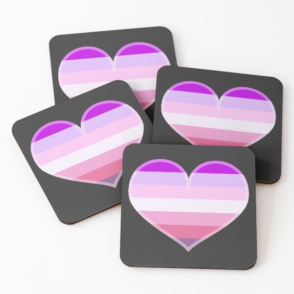 Item preview, Demigirl Gradient Pride Heart [Dark Edition] designed and sold by Roxzania.