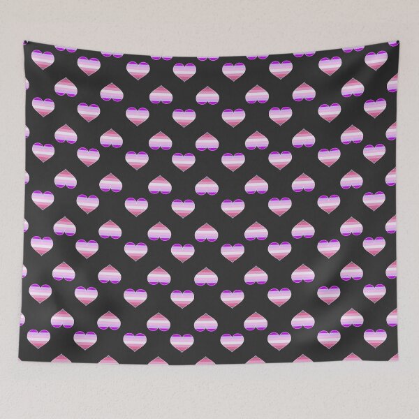 Item preview, Demigirl Gradient Pride Heart [Dark Edition] designed and sold by Roxzania.