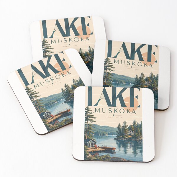 Item preview, Lake Muskoka Ontario Cottage Country Canada designed and sold by Places On Earth.
