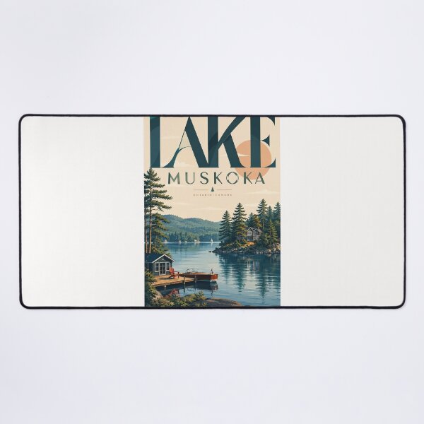 Item preview, Lake Muskoka Ontario Cottage Country Canada designed and sold by Places On Earth.