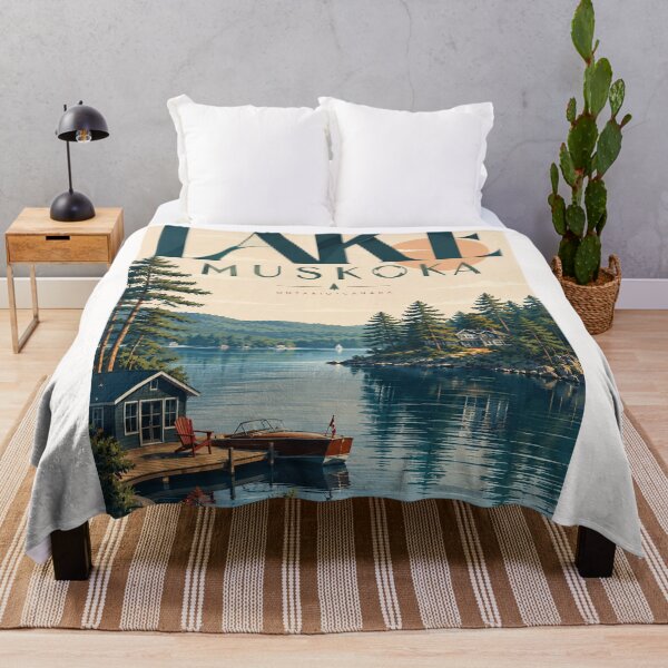 Item preview, Lake Muskoka Ontario Cottage Country Canada designed and sold by Places On Earth.