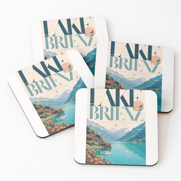 Item preview, Lake Brienz Bernese Oberland Switzerland Alps designed and sold by Places On Earth.