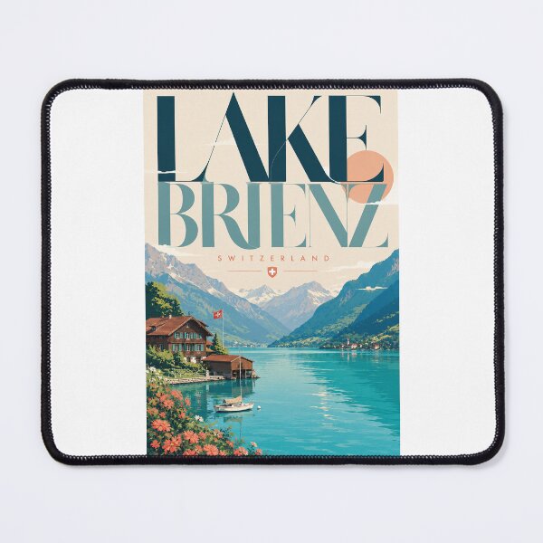 Item preview, Lake Brienz Bernese Oberland Switzerland Alps designed and sold by Places On Earth.