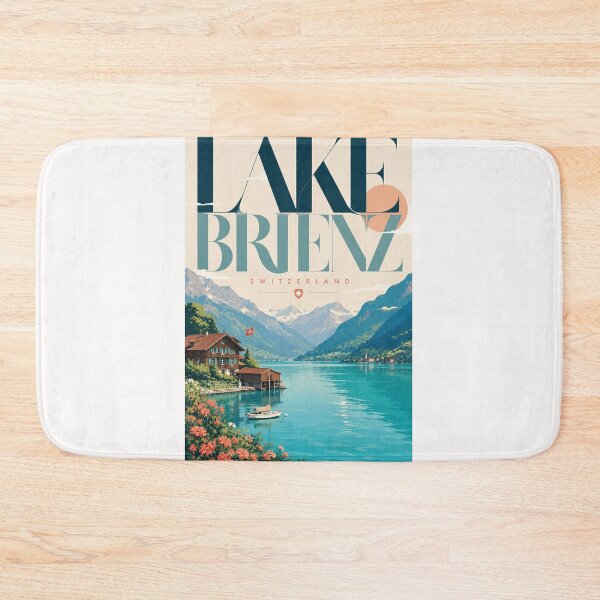 Item preview, Lake Brienz Bernese Oberland Switzerland Alps designed and sold by Places On Earth.