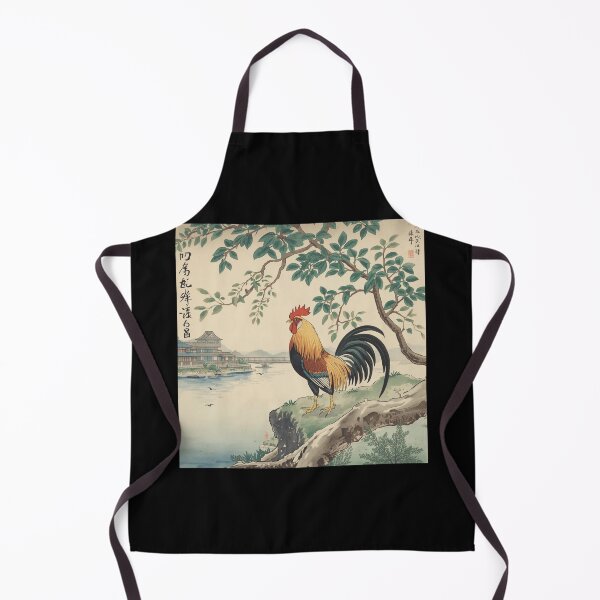Item preview, Rooster Profile designed and sold by VintageArtByIda.