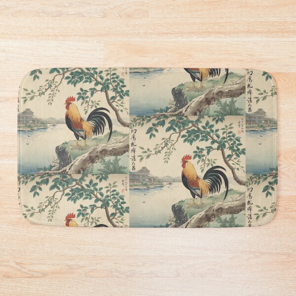 Item preview, Rooster Profile designed and sold by VintageArtByIda.