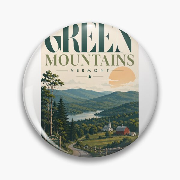 Item preview, Green Mountains Vermont New England Landscape designed and sold by Places On Earth.