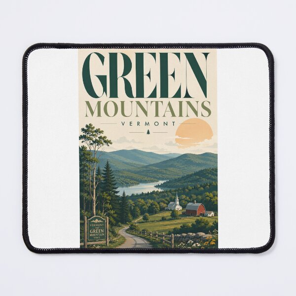 Item preview, Green Mountains Vermont New England Landscape designed and sold by Places On Earth.