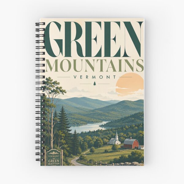 Item preview, Green Mountains Vermont New England Landscape designed and sold by Places On Earth.