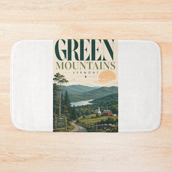 Item preview, Green Mountains Vermont New England Landscape designed and sold by Places On Earth.