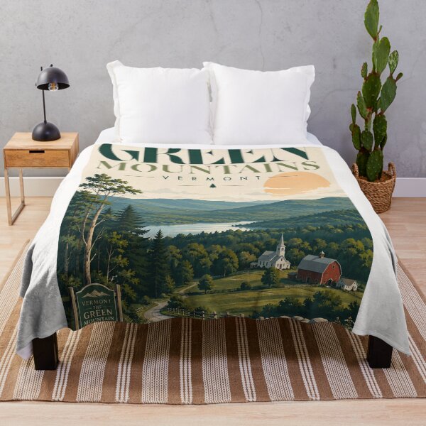 Item preview, Green Mountains Vermont New England Landscape designed and sold by Places On Earth.