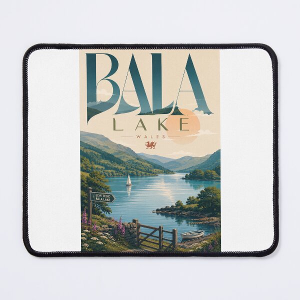 Item preview, Bala Lake Gwynedd Snowdonia Wales designed and sold by Places On Earth.