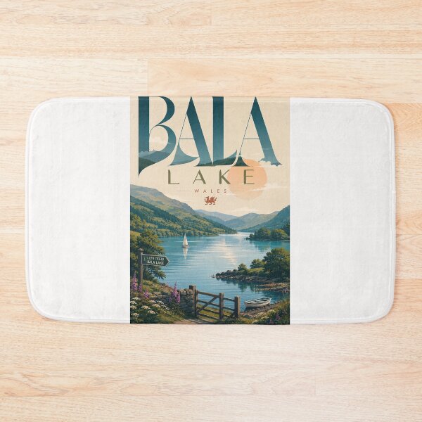 Item preview, Bala Lake Gwynedd Snowdonia Wales designed and sold by Places On Earth.