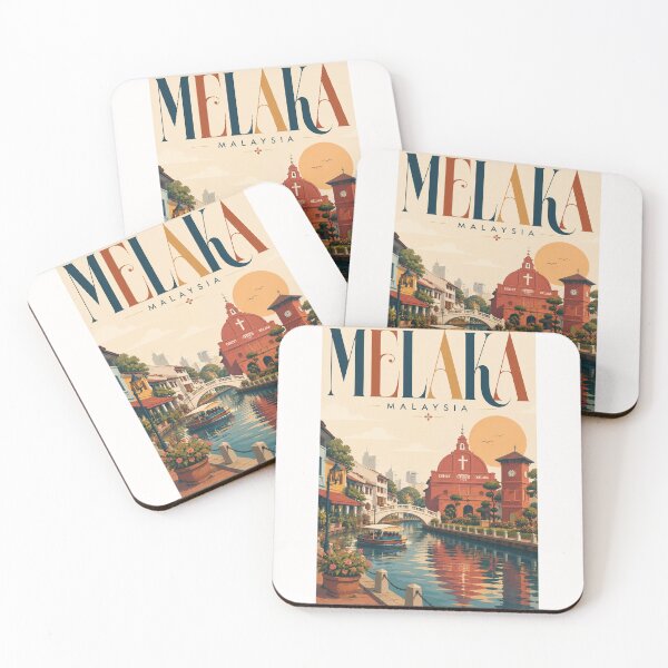 Item preview, Melaka Malaysia Historic City and Christ Church designed and sold by Places On Earth.