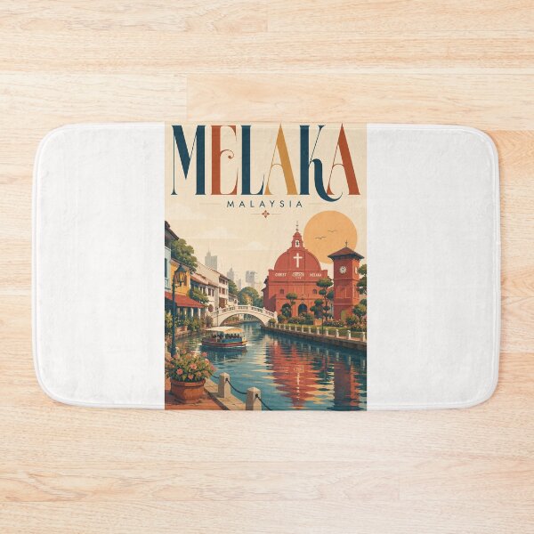 Item preview, Melaka Malaysia Historic City and Christ Church designed and sold by Places On Earth.