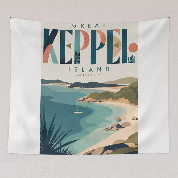 Item preview, Great Keppel Island Capricorn Coast Queensland designed and sold by Places On Earth.