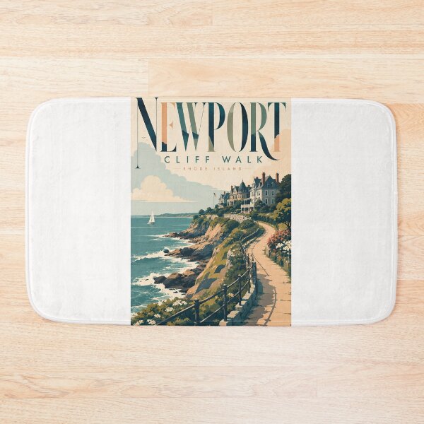 Item preview, Newport Cliff Walk, Gilded Age Mansions on the Rhode Island Atlantic Coast designed and sold by Places On Earth.