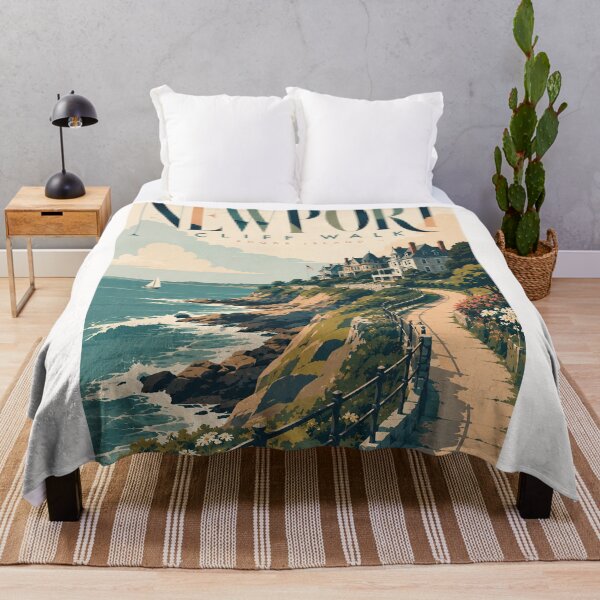 Item preview, Newport Cliff Walk, Gilded Age Mansions on the Rhode Island Atlantic Coast designed and sold by Places On Earth.