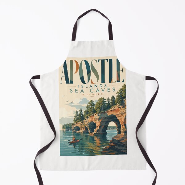 Item preview, Apostle Islands Sea Caves Along Lake Superior in Bayfield Wisconsin designed and sold by Places On Earth.