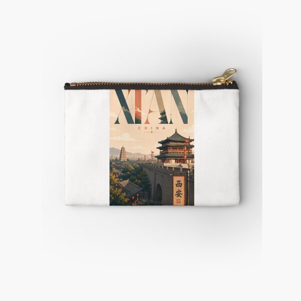 Item preview, Ancient Xi'an City Wall and Giant Wild Goose Pagoda Shaanxi China designed and sold by Places On Earth.