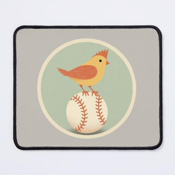 Item preview, Bird on Baseball designed and sold by mellow-koko.