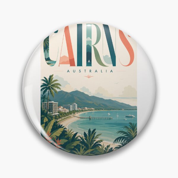 Item preview, Cairns Esplanade and Coral Sea Coast Queensland Australia designed and sold by Places On Earth.