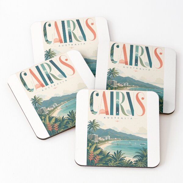 Item preview, Cairns Esplanade and Coral Sea Coast Queensland Australia designed and sold by Places On Earth.