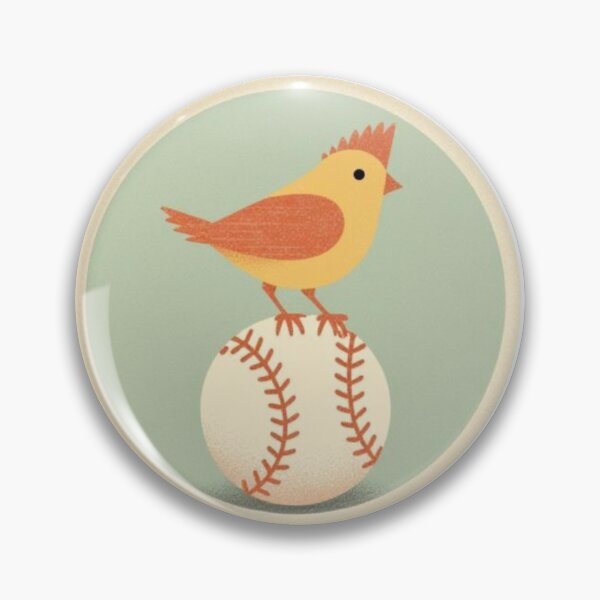 Item preview, Bird on Baseball designed and sold by mellow-koko.