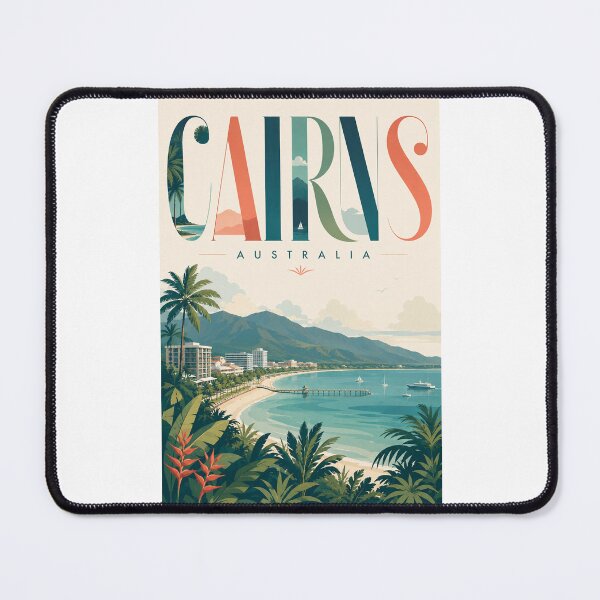 Item preview, Cairns Esplanade and Coral Sea Coast Queensland Australia designed and sold by Places On Earth.