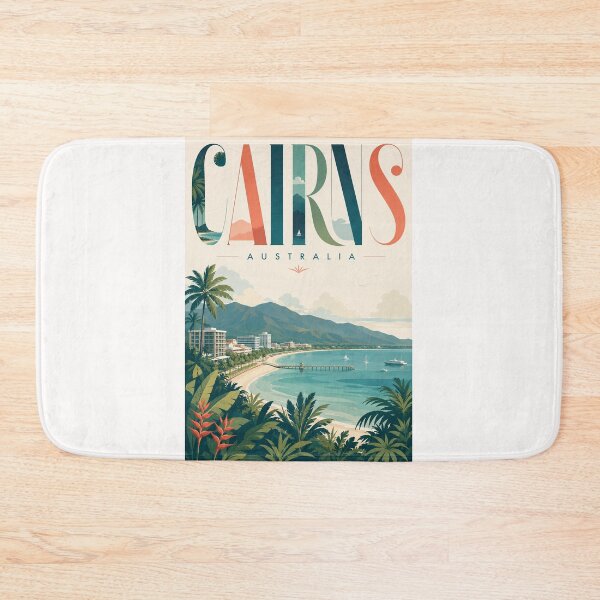 Item preview, Cairns Esplanade and Coral Sea Coast Queensland Australia designed and sold by Places On Earth.