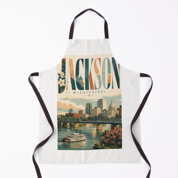Item preview, Jackson Mississippi Skyline and Mississippi State Capitol on the Pearl River designed and sold by Places On Earth.