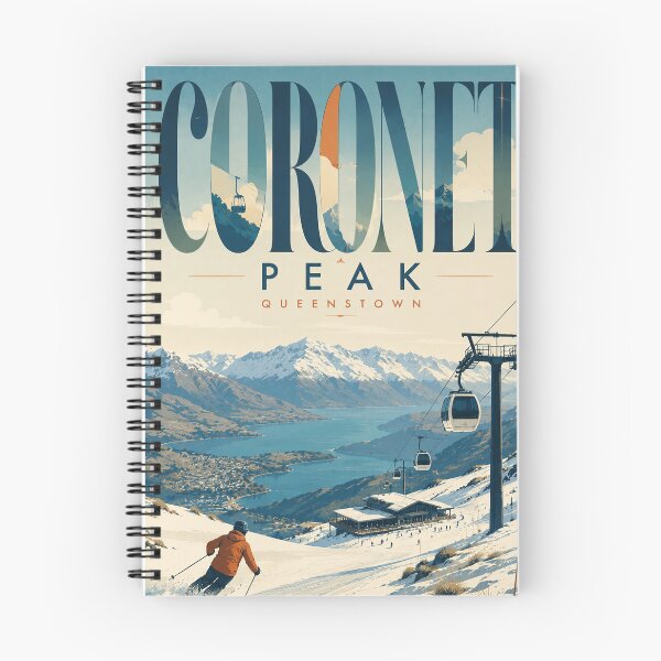 Item preview, Coronet Peak Overlooking Queenstown and Lake Wakatipu New Zealand designed and sold by Places On Earth.