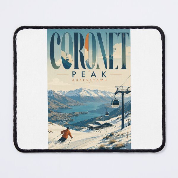Item preview, Coronet Peak Overlooking Queenstown and Lake Wakatipu New Zealand designed and sold by Places On Earth.