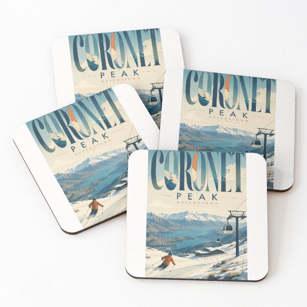 Item preview, Coronet Peak Overlooking Queenstown and Lake Wakatipu New Zealand designed and sold by Places On Earth.