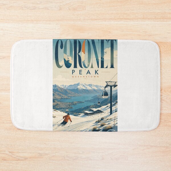 Item preview, Coronet Peak Overlooking Queenstown and Lake Wakatipu New Zealand designed and sold by Places On Earth.