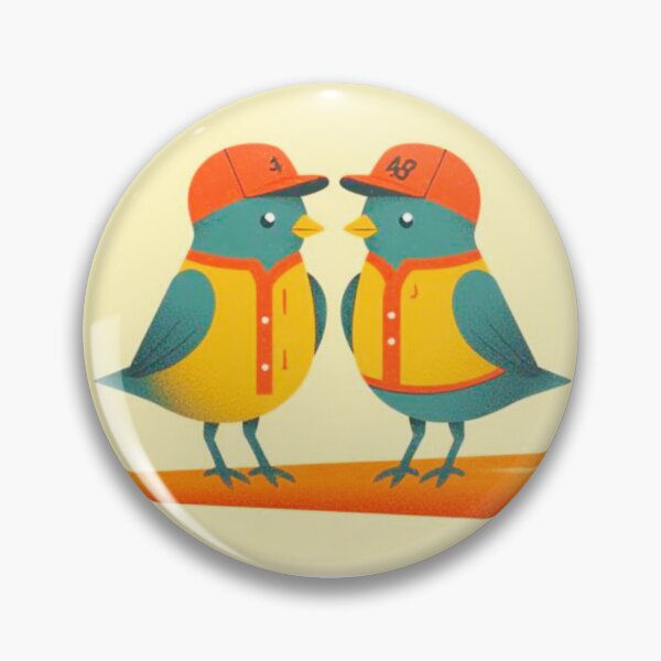 Item preview, Bird Baseball Buddies designed and sold by mellow-koko.