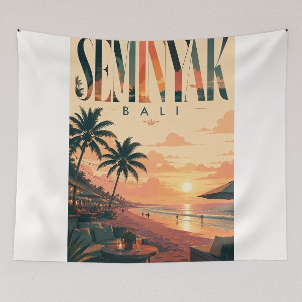 Item preview, Seminyak Beach Sunset Along Bali's Southwest Coast Indonesia designed and sold by Places On Earth.