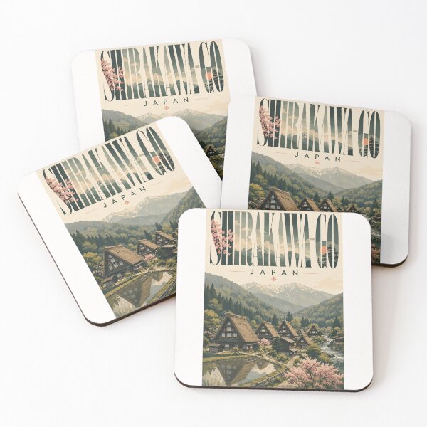 Item preview, Shirakawa-go Historic Village Beneath the Japanese Alps Gifu Japan designed and sold by Places On Earth.