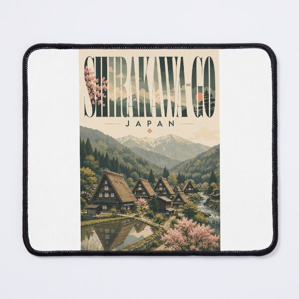 Item preview, Shirakawa-go Historic Village Beneath the Japanese Alps Gifu Japan designed and sold by Places On Earth.