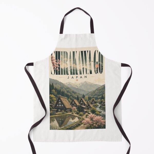 Item preview, Shirakawa-go Historic Village Beneath the Japanese Alps Gifu Japan designed and sold by Places On Earth.
