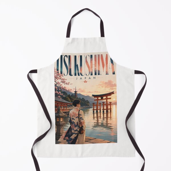 Item preview, Itsukushima Shrine and Miyajima Island at Sunset Hiroshima Japan designed and sold by Places On Earth.