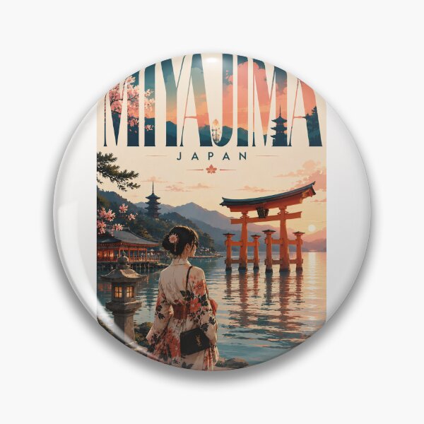 Item preview, Miyajima Torii Gate and Itsukushima Shrine Hiroshima Japan designed and sold by Places On Earth.