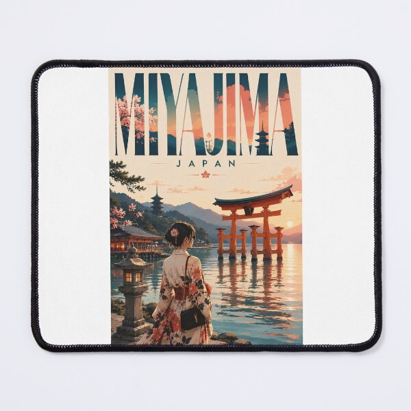 Item preview, Miyajima Torii Gate and Itsukushima Shrine Hiroshima Japan designed and sold by Places On Earth.