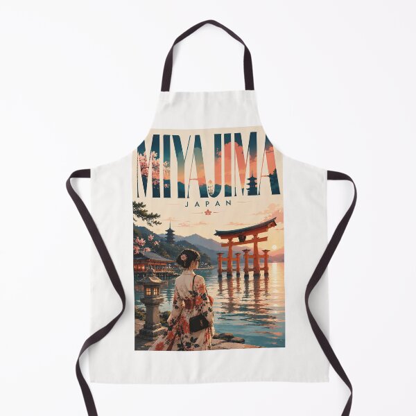 Item preview, Miyajima Torii Gate and Itsukushima Shrine Hiroshima Japan designed and sold by Places On Earth.