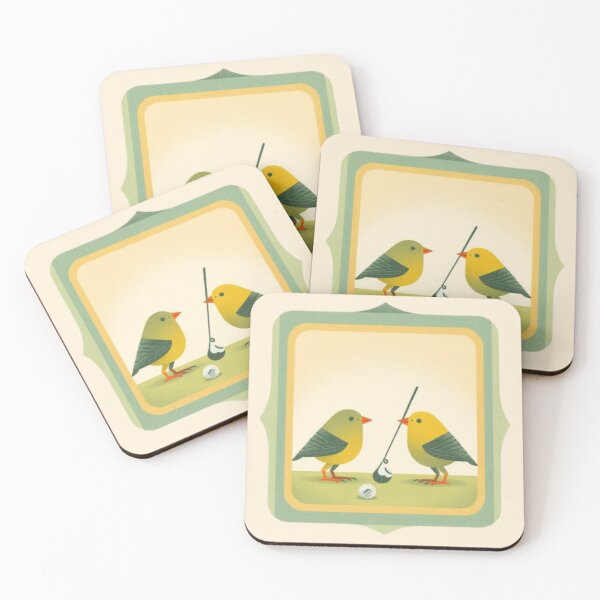 Item preview, Little Birds Golf Together designed and sold by mellow-koko.