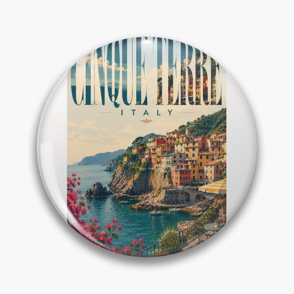 Item preview, Cinque Terre Ligurian Coast Villages Overlooking the Italian Riviera designed and sold by Places On Earth.