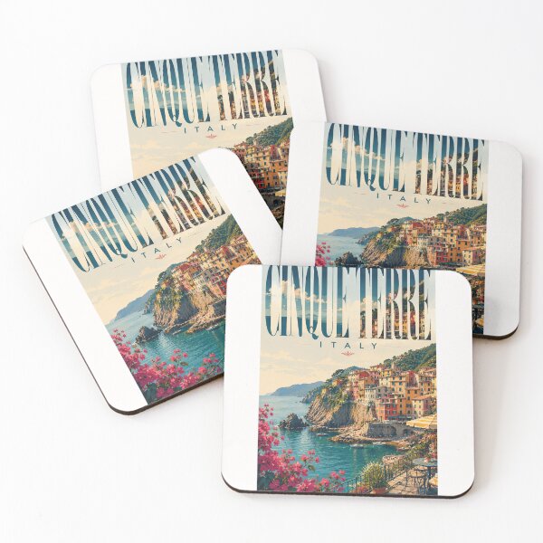 Item preview, Cinque Terre Ligurian Coast Villages Overlooking the Italian Riviera designed and sold by Places On Earth.
