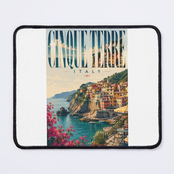 Item preview, Cinque Terre Ligurian Coast Villages Overlooking the Italian Riviera designed and sold by Places On Earth.